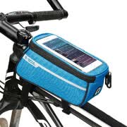 Bolso superior del teléfono del tubo de MTB Bicycle para el bolso del marco delantero de la bici del tamaño de pantalla 6 ＂con el agujero del auricular