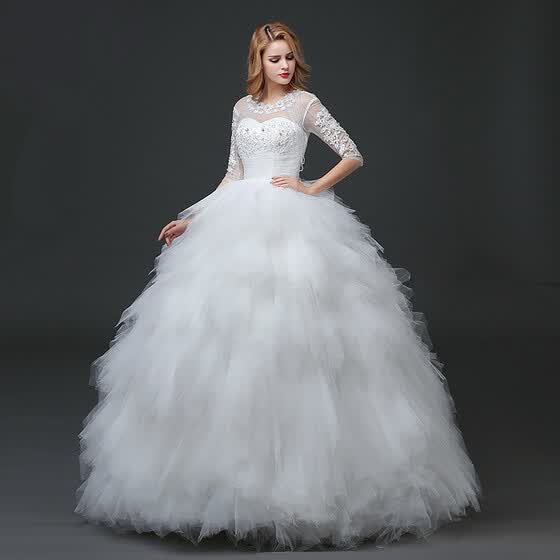 New Dresses Show Slim Shoulders Sleeves Lace Wedding New Dresses Show Slim Shoulders Sleeves Lace Wedding