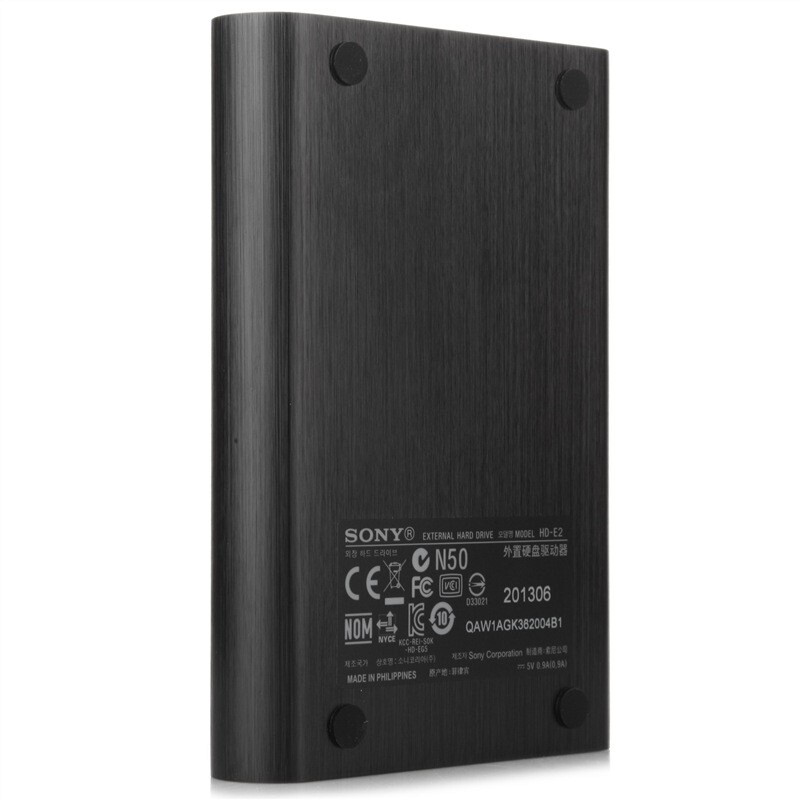 Sony (SONY) HD-E2 / B high-speed metal shell 2TB mobile hard disk (black)