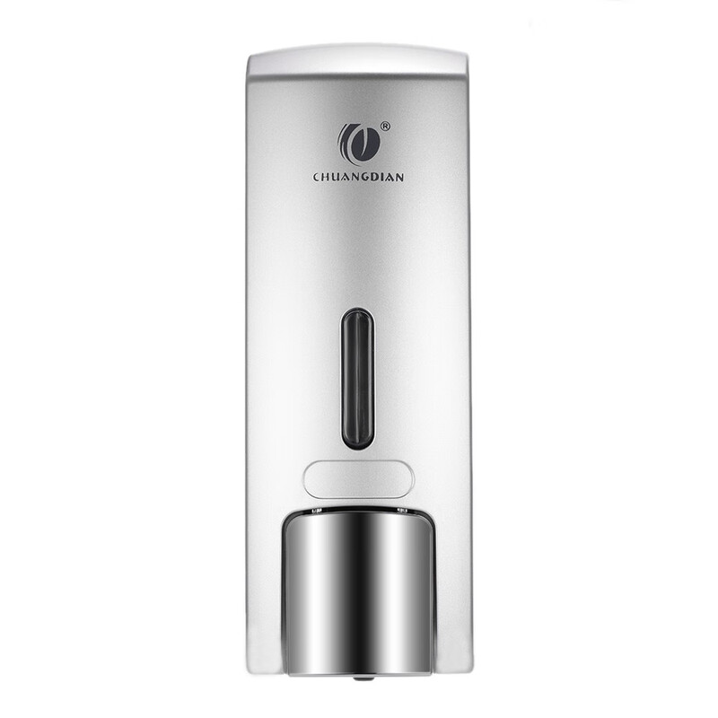  CHUANGDIAN 300ml Wall-mounted Single Bottle Manual Soap Dispenser Shampoo Box Rest Room Washroom Toilet Hand Washing Liquid Shampo.     