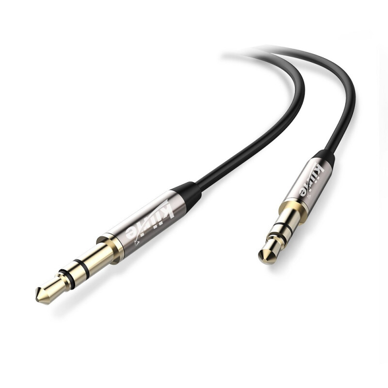  Аудиокабель Kiirie 1Pc (3,3 фута / 1 м) 3,5-мм стереофонический дополнительный Aux-кабель для наушников, iPhone, iPod, iPad, Home / Car. 