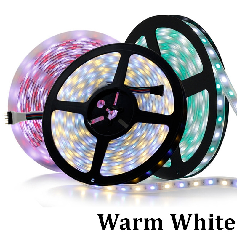 Светодиодные ленты 5050 DC12V 60leds/M 5 м/лот Гибкая светодиодная RGB RGBW 5050 Светодиодные ленты 