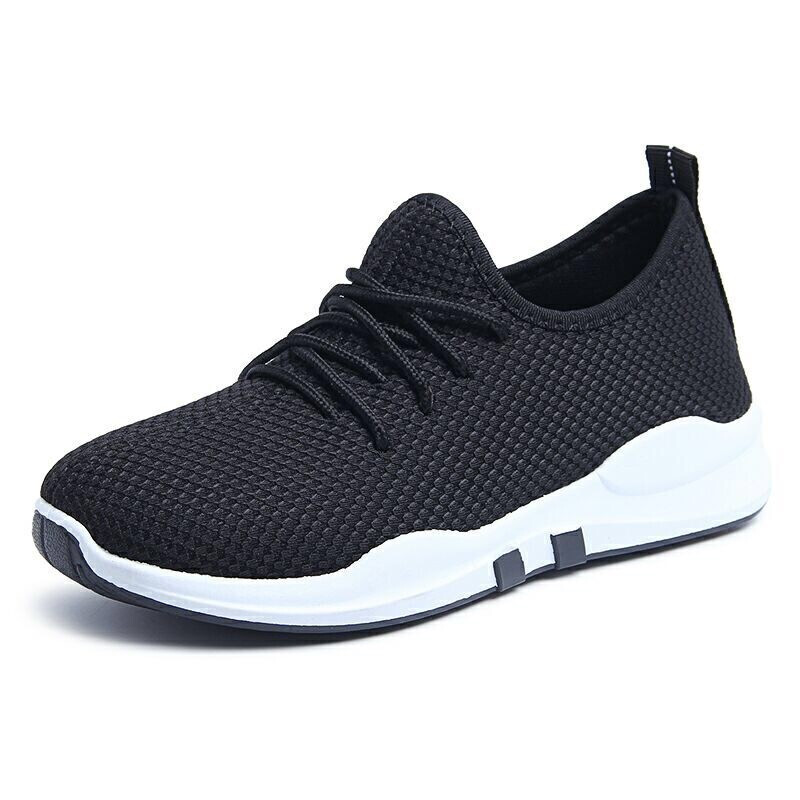  Женская обувь Легкие спортивные туфли Breathable Slip-on Повседневная обувь Для взрослых Обувь для девочек Zapatillas Hombre Black 