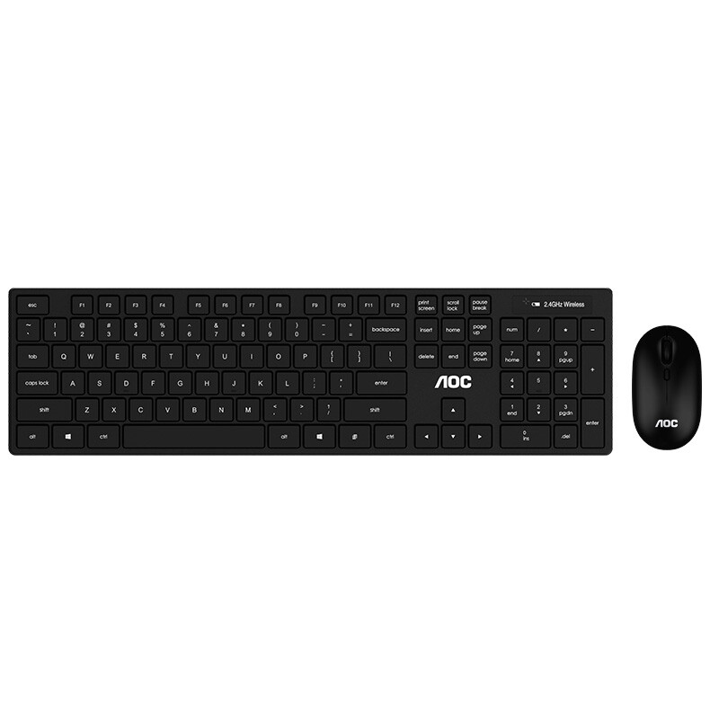  AOC KM400 Wireless 2.4G Keyboard Set Keyboard Mouse Set Game набор беспроводная клавиатура и мышь.