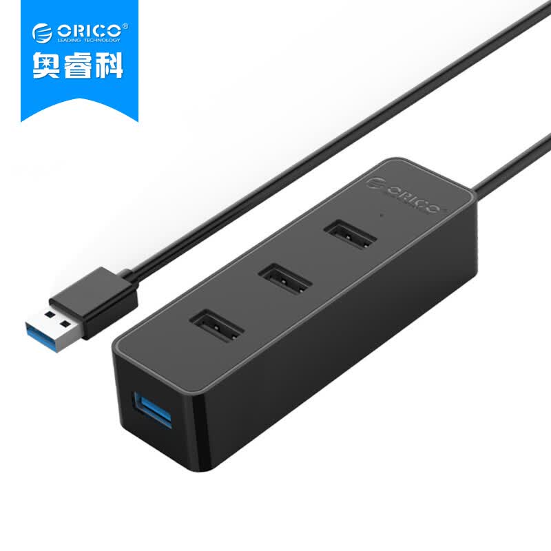  ORICO W5PH4-U32 1-портовый USB 3.0 + 3-портовый USB 2.0-концентратор, черный 