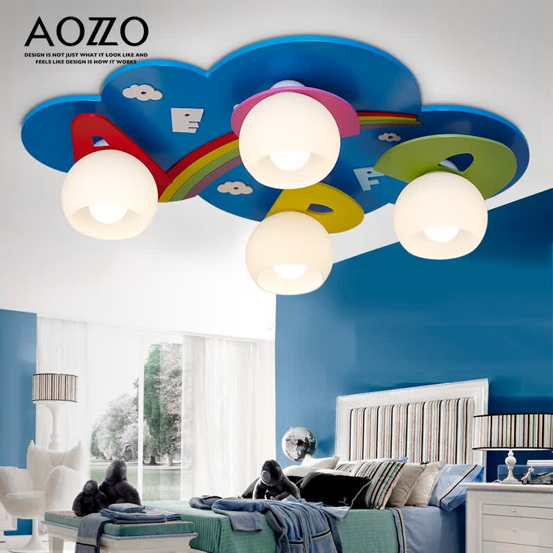 Austrian House Decorated Aozzo Children S Room Ceiling Lamp Modern Austrian House Decorated Aozzo Children S Room Ceiling Lamp Modern Simple Clouds Rainbow Cartoon Bedroom