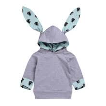 hoodies-sweatshirts-Sudaderas para ni&ntilde;os Orejas largas Cute Cartoon Manga larga Sudaderas con capucha para beb&eacute;s Sudadera para ni&ntilde;os Primavera Oto&ntilde;o Sudaderas con capucha de moda para ni&ntilde;os on JD