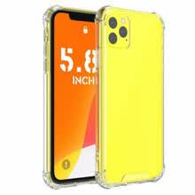 -Funda de protecci&oacute;n resistente para iPhone 11 Pro Max Cuatro esquinas Fortalece la cubierta transparente de silicona para iPhone 11 Pro on JD