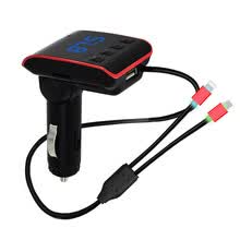phone-accessories-Bluetooth Car Kit FM Transmisor Reproductor de MP3 Modulator con 2.1A USB Car Cargador Micro USB de carga Soporte TF Card / U Disk Play on JD