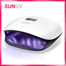 -SUNUV SUN4 48 W UV l&aacute;mparas LED l&aacute;mpara de secador de u&ntilde;as con pantalla LCD inteligente UV fototerapia u&ntilde;as arte manicura herramienta damas regalo on JD