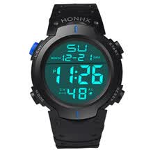 men-watches-Hombres Luz LED Reloj Deportivo Digital Moda Negocios Al Aire Libre Big Dial Estudiantes Regalo Mec&aacute;nico Autom&aacute;tico Reloj Multifunci&oacute;n on JD