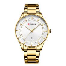 men-watches-CURREN 8347 Reloj de pulsera para hombre Accesorios para vestir Reloj de cuarzo para relojes masculinos con fecha Puntero luminoso impermeable Stee inoxidable on JD