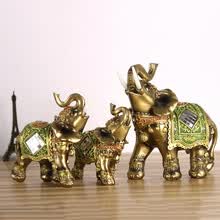 -Decoraci&oacute;n del hogar Accesorios Decoraci&oacute;n en forma de elefante Decoraci&oacute;n &uacute;nica para el hogar Decoraci&oacute;n de resina Figuras artesanales Miniaturas on JD