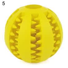 pet-supplies-Pet Dog Puppy Chewing Training Squeaky Food Dispenser Leakage Ball Teething Toy on JD