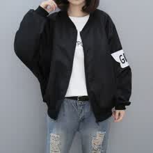 coats-jackets-Classic Casual Letter Print Bomber Jacket Biker Coat Spring Autumn Women Preppy Style Bat Sleeve Abrigos y chaquetas de b&eacute;isbol wome on JD