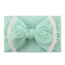 girl-clothing-2019 nuevas diademas para beb&eacute;s diadema para el cabello suave y el&aacute;stica Bowknot Headwraps turbante accesorios para reci&eacute;n nacidos on JD