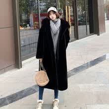 coats-jackets-Abrigos largos de piel sint&eacute;tica para mujer Invierno con capucha C&aacute;lido Color s&oacute;lido Espesar Outwears femeninos Abrigo elegante hasta la rodilla on JD