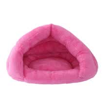 pet-supplies-Plush Dog Cat Sleeping Bed Cave Cuddle Soft Cushion Hooded Warm Pet Supplies on JD