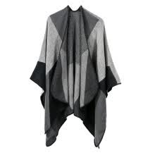 coats-jackets-C&aacute;rdigan de mujer Oto&ntilde;o Moda All-match Color bloqueado Elegante Cuello de pico Capa suelta on JD