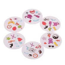 -Juego de mesa Dobble Juegos de mesa Juego de cartas Juego de juguete para ni&ntilde;os N&uacute;mero uno para diversi&oacute;n familiar on JD