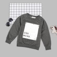 hoodies-sweatshirts-Oto&ntilde;o Baby Boy Sudadera de manga larga con estampado de letras Ropa de abrigo informal para ni&ntilde;os peque&ntilde;os on JD