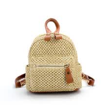 backpacks-SGARR Women Summer Straw Backpack Bolsos de escuela hechos a mano de alta calidad para adolescentes Mini Fashion Ladies Mini Travel Backpacks on JD