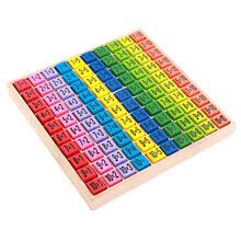 -Nuevo Beb&eacute; de Madera Juguetes 10x10 Multiplicaci&oacute;n de mesa de madera ni&ntilde;os juguetes educativos de primera infancia operaci&oacute;n de la Junta de matem&aacute;ticas on JD