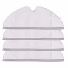 robot-vacuum-cleaner-Trapos de fregona 4PCS para aspiradora Xiaomi Roborock S50 S51 on JD