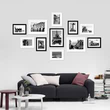 Photo Als Frames Home Décor Garden Sold On Joy Com 11 Box 7772 Photo Wall Solid Wood Frame Combination Decoration Painting Bedroom Living Room Sofa Entrance Portrait Black And