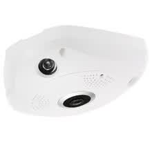 -960P HD 360 Degree Wifi Wifi VR C&aacute;mara IP Vista completa 1.44MM Lente ojo de pez Panor&aacute;mica de seguridad interior C&aacute;mara CCTV Apoyo tel&eacute;fono A on JD