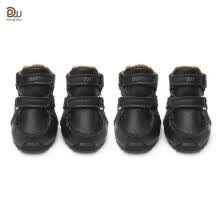 pet-supplies-DJJ DS302W Zapatos de perro de color puro para mascotas Botas para perro Zapatos deportivos estilo oto&ntilde;o e invierno para caniche Bichon Frise Schnauzer est&aacute;ndar Smal on JD