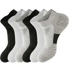 men-socks-Calcetines deportivos de baloncesto de algod&oacute;n transpirable de LifeWheel para hombre on JD