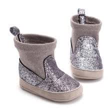 -AU Stock Moda C&aacute;lido Primeros Caminantes Beb&eacute; Ni&ntilde;a Zapatos PU Botas de invierno con suela suave on JD