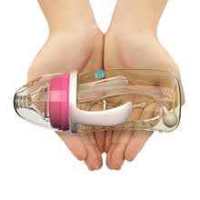 products-for-mom-EASYCare PPSU biber&oacute;n de alimentaci&oacute;n de ping&uuml;ino de calibre ancho mango irrompible resistente al beb&eacute; biber&oacute;n de paja 260ml amarillo L chupete reci&eacute;n nacido 6-12 meses de uso on JD